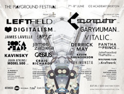 Gary Numan Playground Festival  Poster 2013